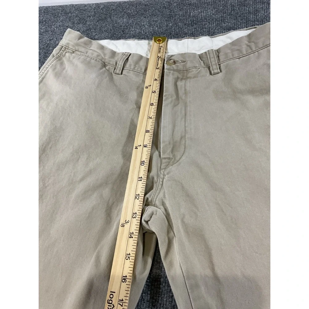 Polo Ralph Lauren Pants 38x30 Classic Fit Khaki Tan 100% Cotton Mens Chino Casua